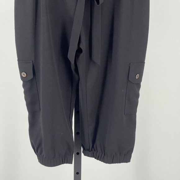 Cache Strapless Cargo Romper Jumpsuit Small Womens Capri Pant Suit Chest Pockets - Picture 5 of 8